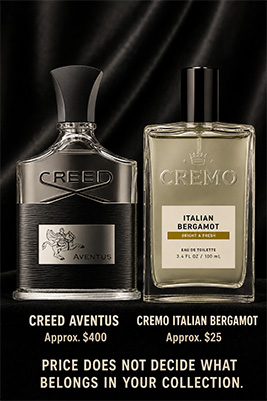 Doug's personal collection of sixteen fragrances shown two bottles at a time, ranging from inexpensive discoveries to luxury scents